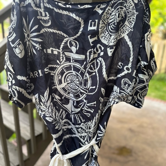 Zara silky oversized tunic beach - Picture 4 of 9